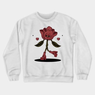 retro flower Crewneck Sweatshirt